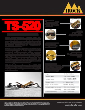 Mobile Siebanlagen IROCK  TS-520