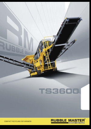 Mobile Siebanlagen Rubble Master TS3600