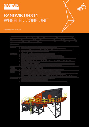 Mobile Siebanlagen Sandvik UH311