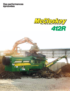 Mobile Siebanlagen mit Trommel McCloskey 412 RT