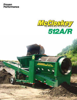 Mobile Siebanlagen mit Trommel McCloskey 512A