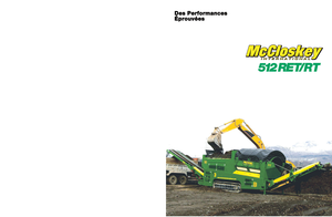 Mobile Siebanlagen mit Trommel McCloskey 512RET