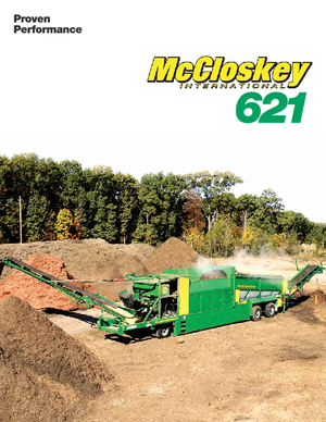 Mobile Siebanlagen mit Trommel McCloskey 621