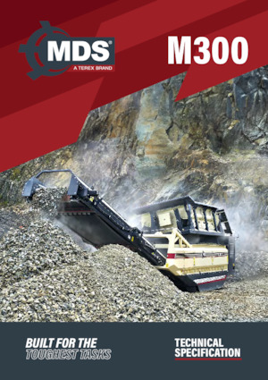 Mobile Siebanlagen mit Trommel MDS M300 