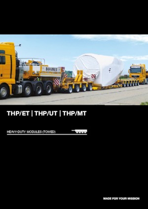 Modulare Schwerlastanhänger Goldhofer THP/MT