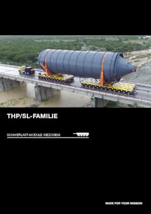 Modulare Schwerlastanhänger Goldhofer THP/SL