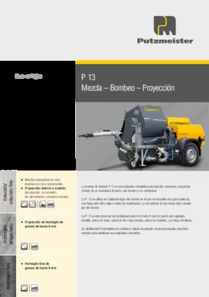 Stationäre Betonpumpen Putzmeister P 13 EMR KA 230