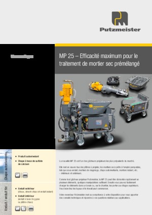 Mörtel-Mischpumpen Putzmeister MP 25 