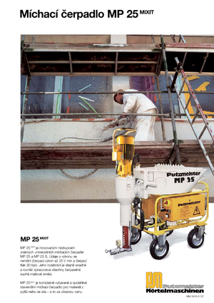 Mörtel-Mischpumpen Putzmeister MP 25 Mixit JP-WP/D5K