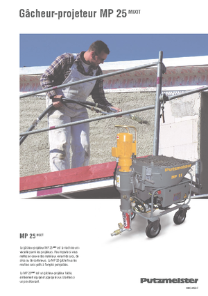 Mörtel-Mischpumpen Putzmeister MP 25 Mixit JP-WP/D5K