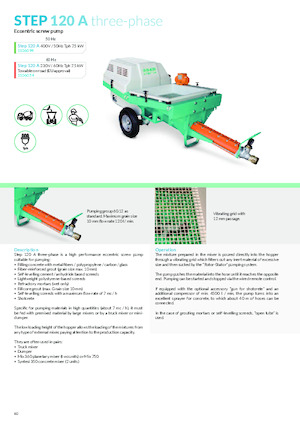 Mörtelspritz- und Fördermaschinen Imer Step 120 A