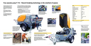 Stationäre Betonpumpen Putzmeister P 718 TD