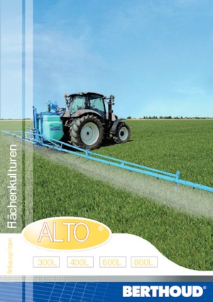 Anbau-Feldspritzen Berthoud Alto 800