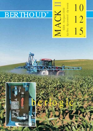 Anbau-Feldspritzen Berthoud Mack II 15