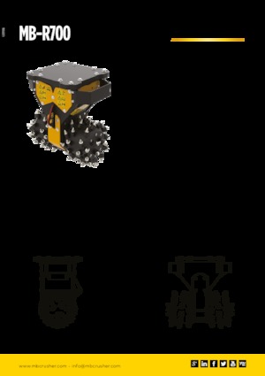 Anbaufräsköpfe (hydr.) MB Crusher MB-R700