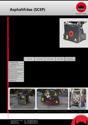 Anbaufräsköpfe (hydr.) SkanCraft SCLP15-450