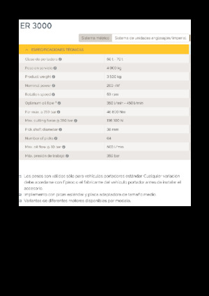 Anbaufräsköpfe (hydr.) Epiroc ER 3000