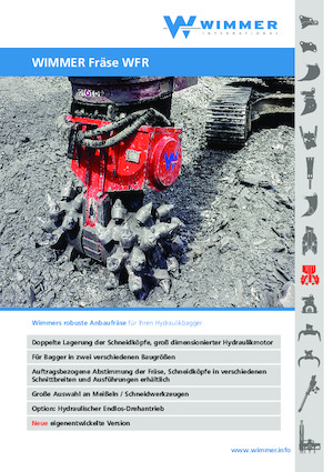 Anbaufräsköpfe (hydr.) WIMMER WFR 150