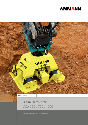 Anbauflächenrüttler Ammann ACA 1000