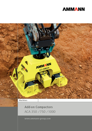 Anbauflächenrüttler Ammann ACA 1000