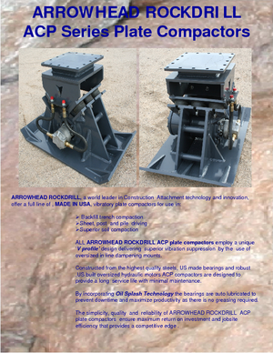 Anbauflächenrüttler Ammann ACP 200