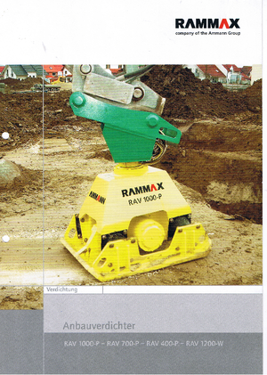 Anbauflächenrüttler Rammax RAV 400 P