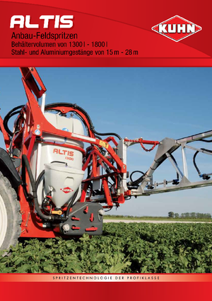Anbau-Feldspritzen Kuhn Altis 1600