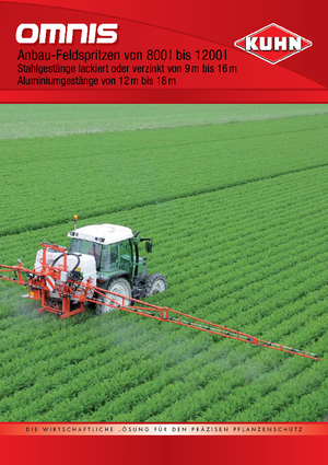 Anbau-Feldspritzen Kuhn Omnis 1200 RVA