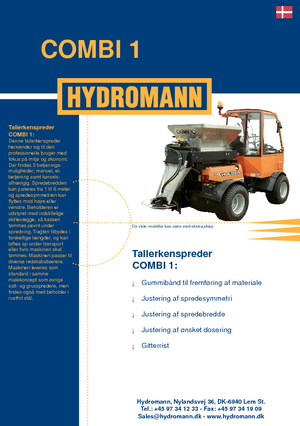 Aufbau-Streugeräte Hydromann Combi 1