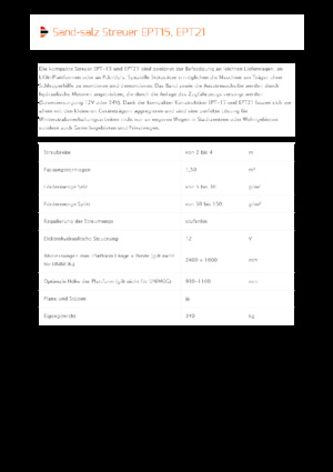 Aufbau-Streugeräte Pronar EPT 21