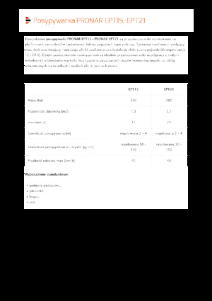 Aufbau-Streugeräte Pronar EPT 21