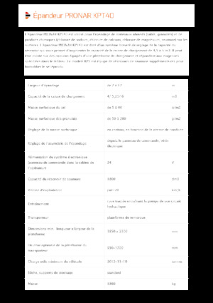 Aufbau-Streugeräte Pronar KPT 40 