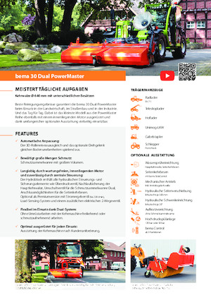 Anbau-Kehrmaschinen Bema 30 Dual 2600