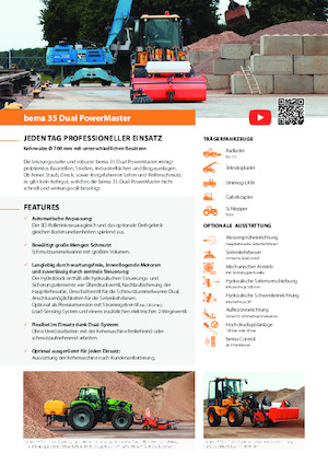 Anbau-Kehrmaschinen Bema 35 Dual 2050