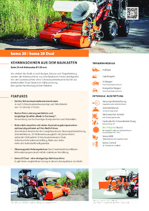 Anbau-Kehrmaschinen Bema bema 20 Dual