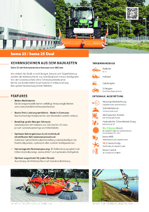 Anbau-Kehrmaschinen Bema bema 25