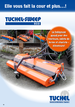 Anbau-Kehrmaschinen Tuchel Eco 180 Ø 520