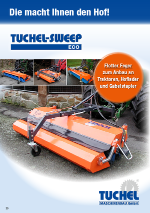 Anbau-Kehrmaschinen Tuchel Eco 180 Ø 520