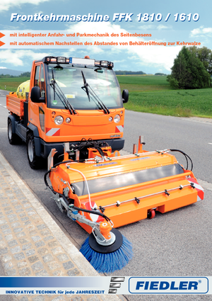 Anbau-Kehrmaschinen Fiedler FFK 1610