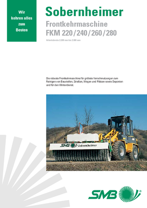 Anbau-Kehrmaschinen Sobernheimer FKM 240