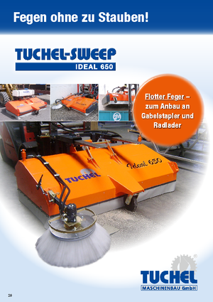 Anbau-Kehrmaschinen Tuchel Ideal 