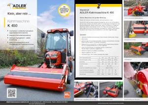 Anbau-Kehrmaschinen Adler K 450-120