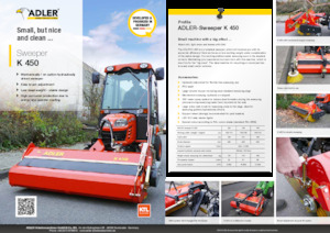 Anbau-Kehrmaschinen Adler K 450-120