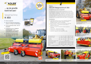 Anbau-Kehrmaschinen Adler K 950-360