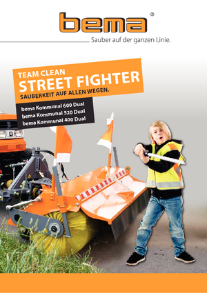 Anbau-Kehrmaschinen Bema Kommunal 520 Dual 1250