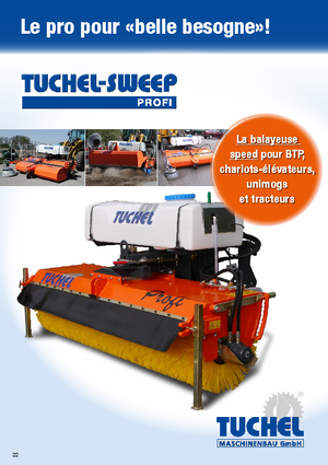 Anbau-Kehrmaschinen Tuchel Profi 180 Ø 600