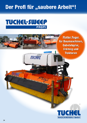 Anbau-Kehrmaschinen Tuchel Profi 180 Ø 600
