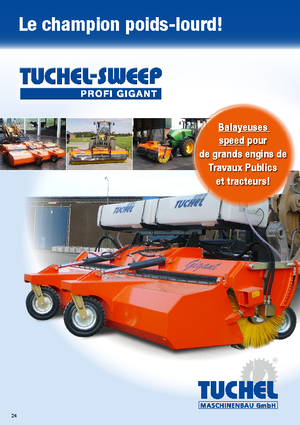 Anbau-Kehrmaschinen Tuchel Profi Gigant