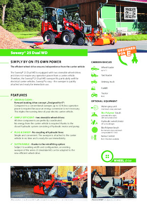 Anbau-Kehrmaschinen Bema Sweezy 25 Dual WD