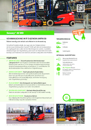 Anbau-Kehrmaschinen Bema Sweezy 40 WD